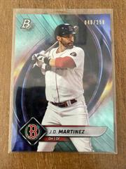 J. D. Martinez [Aqua Ice Foil] #1 Baseball Cards 2022 Bowman Platinum Prices