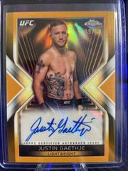 Justin Gaethje [Gold Refractor] #MEA-JGA Ufc Cards 2024 Topps Chrome UFC Main Event Autograph Prices