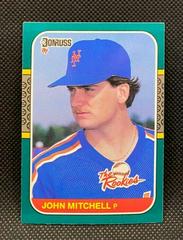 John Mitchell #37 Baseball Cards 1987 Donruss Rookies Prices