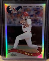 Scott Rolen [Black Refractor] #T72 Baseball Cards 2002 Topps Chrome Traded Prices