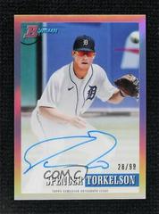 Spencer Torkelson [Refractor] Baseball Cards 2021 Bowman Heritage Chrome Prospect Autographs Prices