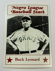 Buck Leonard #1 Baseball Cards 1986 Fritsch Negro League Baseball Stars Prices
