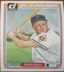 Ralph Kiner #38 Baseball Cards 1983 Donruss Hall of Fame Heroes Prices