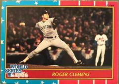 World Series 1986 Roger Clemens Baseball Cards 1987 Fleer World Series Prices