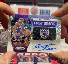 De’Aaron Fox #34 Basketball Cards 2023 Panini Prizm Fast Break Autograph Prices