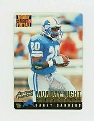 Barry Sanders #103 Football Cards 1995 Action Packed Monday Night Football Prices
