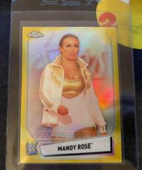 Mandy Rose [Gold Refractor] Wrestling Cards 2021 Topps Chrome WWE Prices