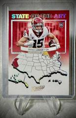 Drake London Football Cards 2022 Panini Prestige State of the Art Prices