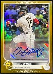 Oneil Cruz [Gold] #AC-OC Baseball Cards 2022 Topps Chrome Update Autographs Prices