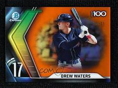 Drew Waters [Orange] Baseball Cards 2022 Bowman Scouts' Top 100 Prices