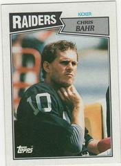 Chris Bahr Football Cards 1987 Topps Prices