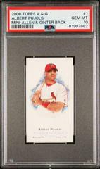 Albert Pujols [Mini Allen & Ginter Back] Baseball Cards 2006 Topps Allen & Ginter Prices