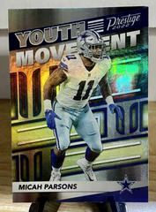 Micah Parsons Football Cards 2022 Panini Prestige Youth Movement Prices