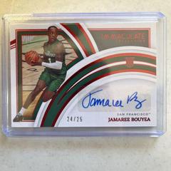 Jamaree Bouyea [Autograph Red] #56 Basketball Cards 2022 Panini Immaculate Collection Collegiate Prices