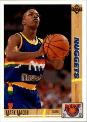 Mark Macon #R25 Basketball Cards 1991 Upper Deck Rookie Standouts Prices