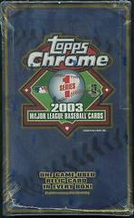 Retail Box Baseball Cards 2003 Topps Chrome Prices