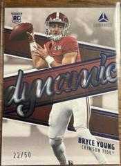 Bryce Young [Blue] #DR-1 Football Cards 2023 Panini Luminance Dynamic Rookies Prices