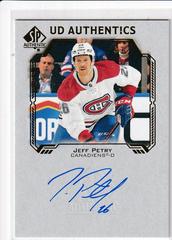 Jeff Petry Hockey Cards 2021 SP Authentic UD Autographs Prices