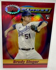 Brady Singer [Red Refractor] #178 Baseball Cards 2021 Topps Finest Flashbacks Prices