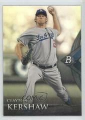 Clayton Kershaw #12 Baseball Cards 2014 Bowman Platinum Prices