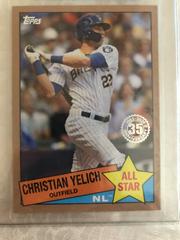 Christian Yelich [Gold] #85-59 Baseball Cards 2020 Topps 1985 35th Anniversary Prices