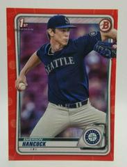 Emerson Hancock [Red] Baseball Cards 2020 Bowman Draft Prices