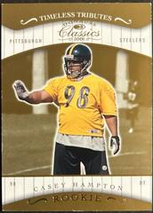 Casey Hampton [Timeless Tributes] #141 Football Cards 2001 Panini Donruss Classics Prices