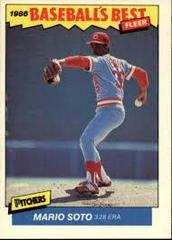 Mario Soto Baseball Cards 1986 Fleer Baseball's Best Prices