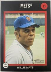 Willie Mays Baseball Cards 2022 Topps Heritage 1973 Venezuela Stamps Prices