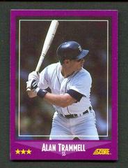 Alan Trammell Baseball Cards 1988 Score Glossy Prices