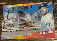 Manny Machado [Blue] #FF-3 Baseball Cards 2022 Topps Flashiest Feet Prices