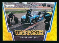 Bubba Wallace [Gold] #T13 Racing Cards 2021 Panini Prizm Teamwork Prices