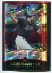 Jason Giambi #1 Baseball Cards 2001 Bowman Chrome Prices