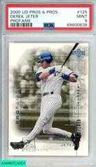 Derek Jeter [Profame] #125 Baseball Cards 2000 UD Pros & Prospects Prices