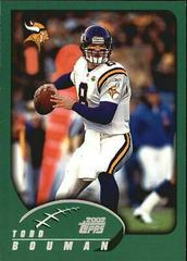 Todd Bouman #3 Football Cards 2002 Topps Prices