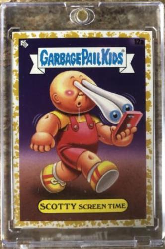 Scotty Screen Time [Gold] #12a Garbage Pail Kids at Play