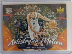 Chet Holmgren #9 Basketball Cards 2023 Panini Court Kings Artistry in Motion Prices