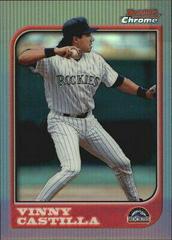 Vinny Castilla [Refractor] #24 Baseball Cards 1997 Bowman Chrome Prices