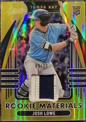 Josh Lowe [Spectrum Gold] #ARM-JL Baseball Cards 2022 Panini Absolute Rookie Materials Prices