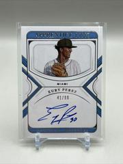 Eury Perez Baseball Cards 2022 Panini National Treasures Apprentice Ink Autographs Prices