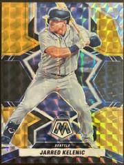 Jarred Kelenic [Choice Black Gold] #1 Baseball Cards 2022 Panini Mosaic Prices
