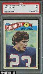 Rick Volk #8 Football Cards 1977 Topps Mexican Prices