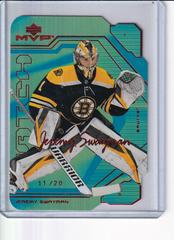 Jeremy Swayman [Green] Hockey Cards 2021 Upper Deck MVP Colors and Contours Prices