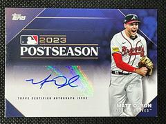 Matt Olson #PPA-MO Baseball Cards 2024 Topps Postseason Performance Autograph Prices
