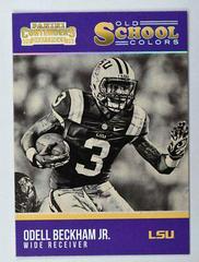 Odell Beckham Jr. #18 Football Cards 2016 Panini Contenders Draft Picks Old School Colors Prices