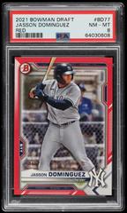 Jasson Dominguez [Red] #BD-77 Baseball Cards 2021 Bowman Draft Prices