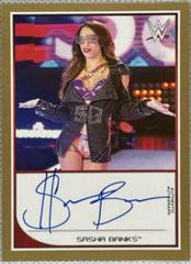 Sasha Banks [Gold] Wrestling Cards 2016 Topps WWE Road to Wrestlemania Autographs Prices