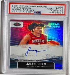 Jalen Green Basketball Cards 2021 Panini Hoops Art Signatures Prices