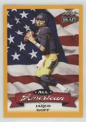 Jared Goff [Gold] Football Cards 2016 Leaf Draft All American Prices