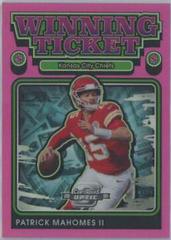 Patrick Mahomes II [Pink] #WT1 Football Cards 2021 Panini Contenders Optic Winning Ticket Prices